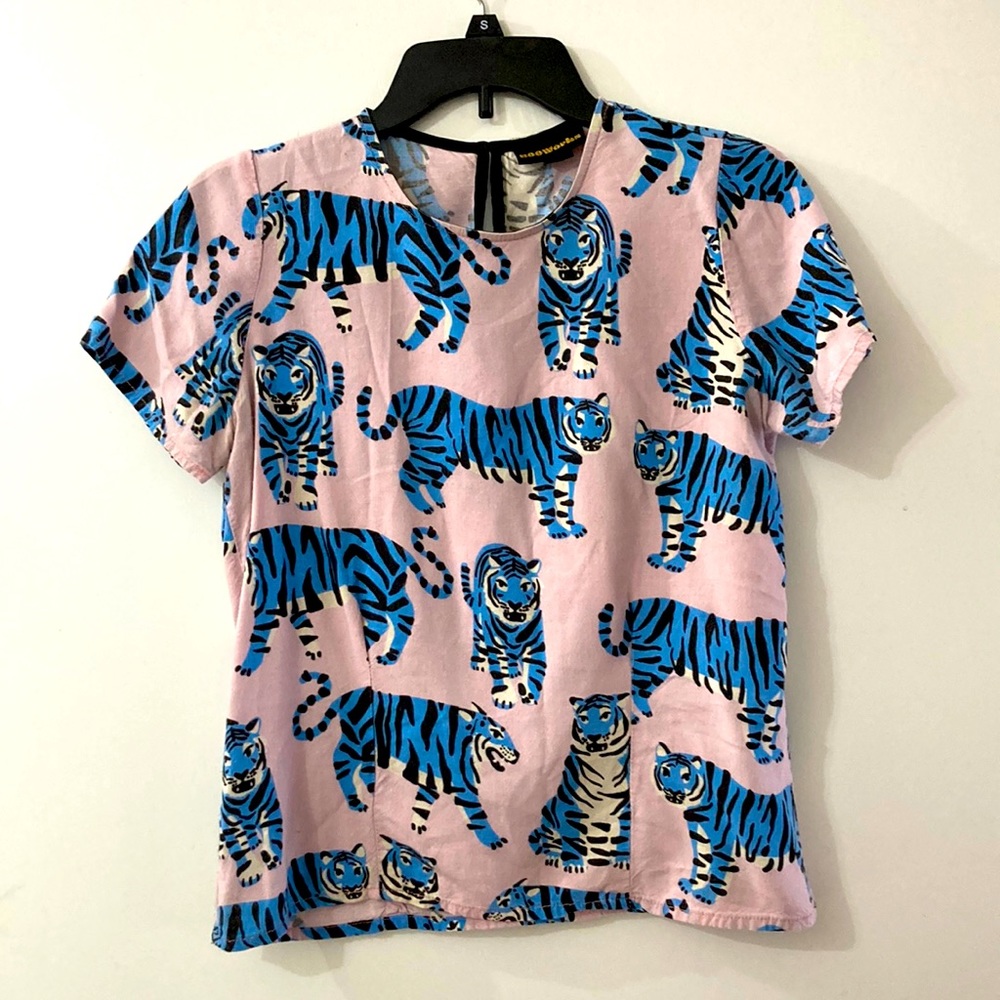 Vintage Tiger Nooworks Top S Small 2-4